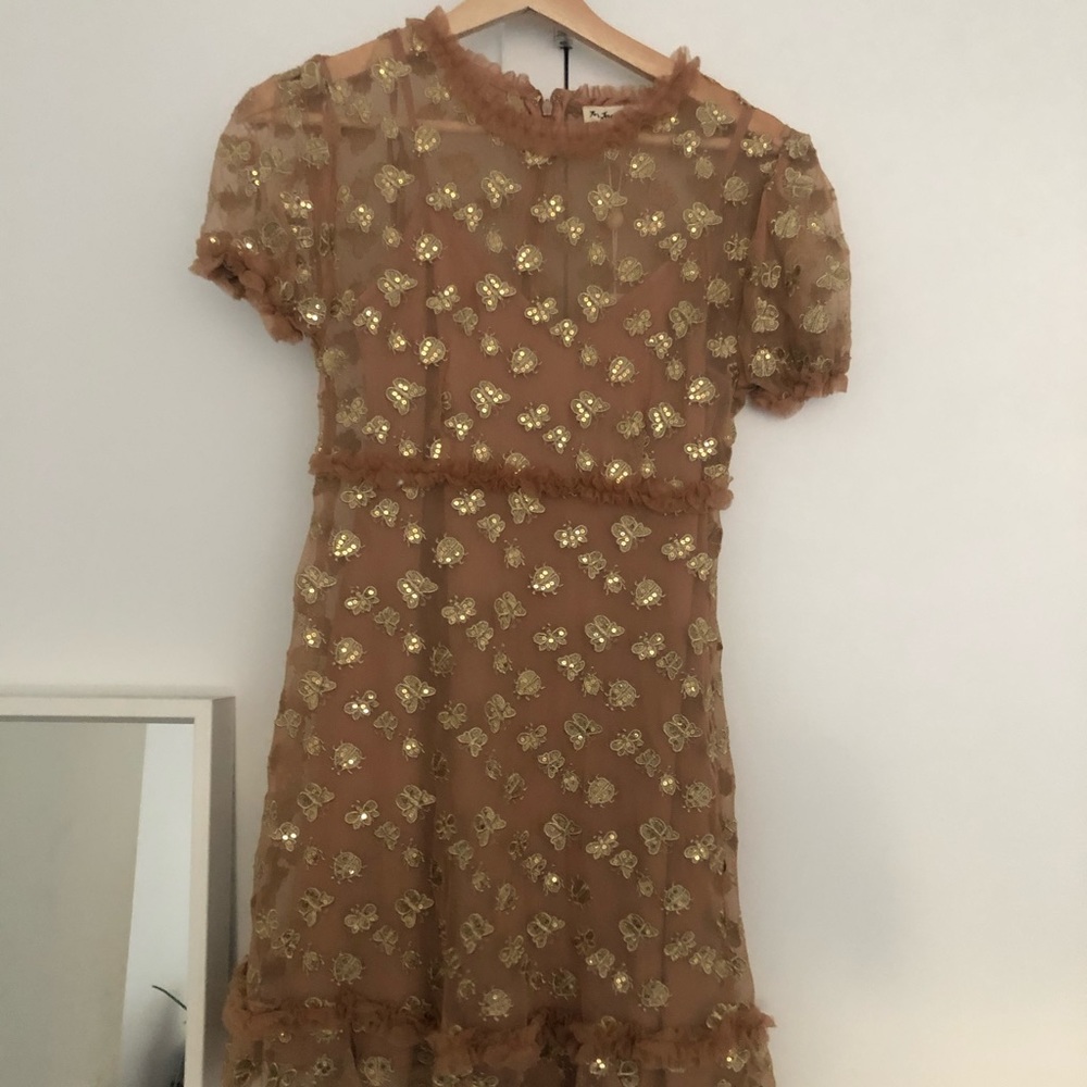 Golden Garden Tulle Dress - Picture 4 of 5